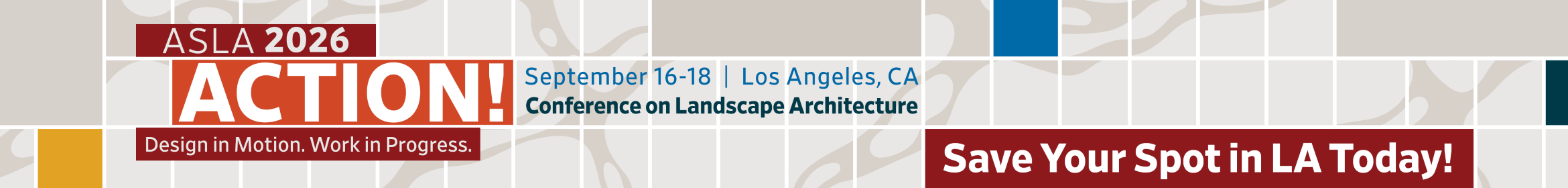 ASLA 2026 Conference on Landscape Architecture Main banner
